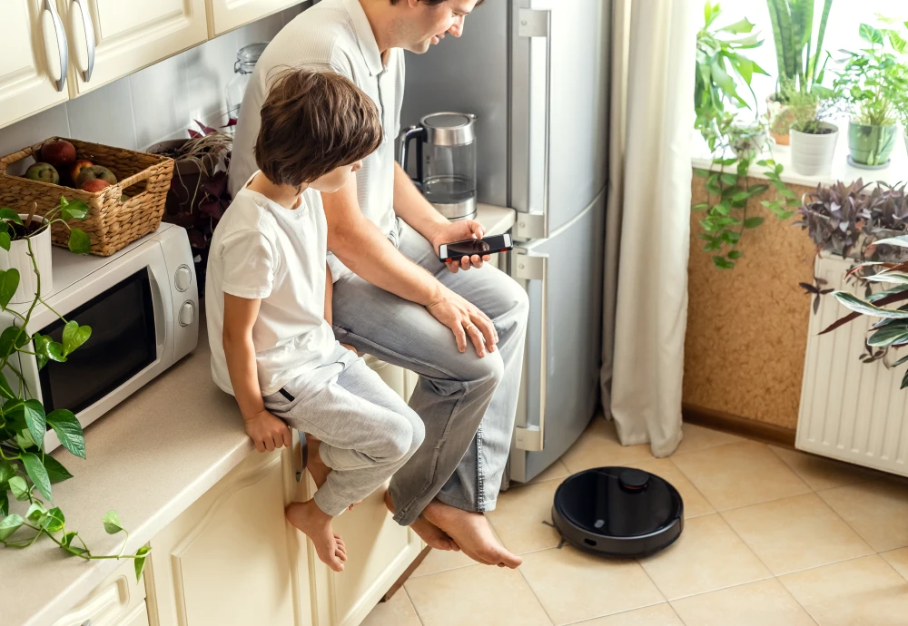 robot vacuum mop self cleaning